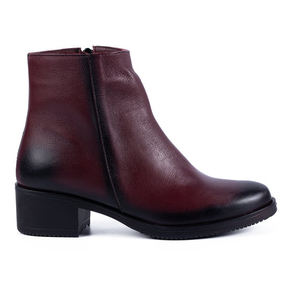 Botine dama 805 bordo