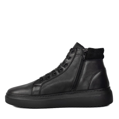 GHETE BARBATI SNEAKERS 7349 NEGRU