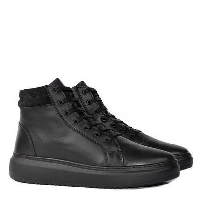 GHETE BARBATI SNEAKERS 7349 NEGRU