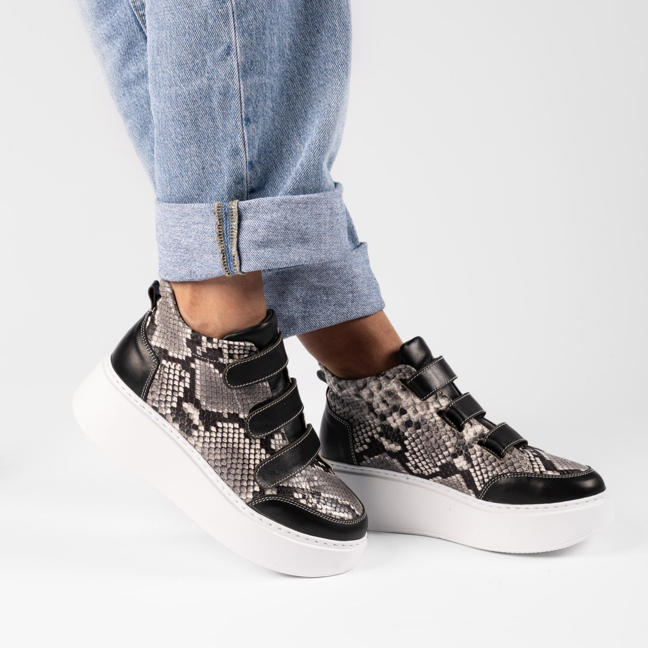 Ghete dama 1010 negru sarpe