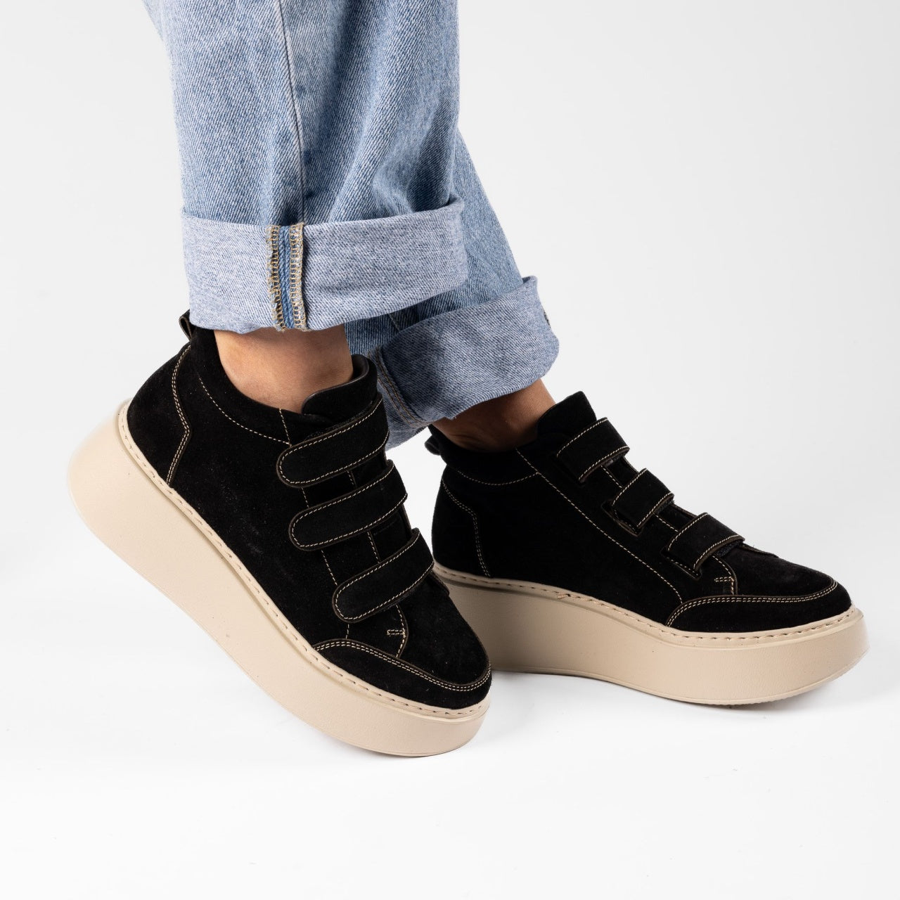 Ghete dama 1010 negru velur