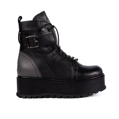 Ghete dama 150 negru gri