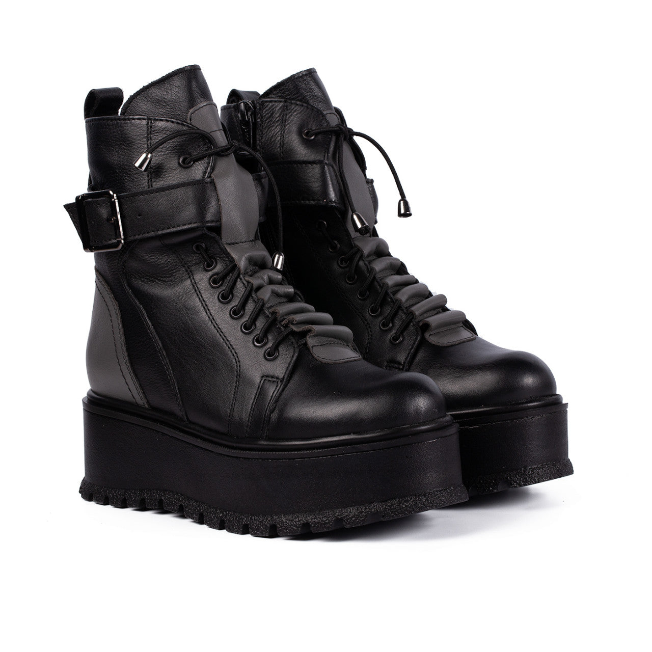 Ghete dama 150 negru gri