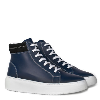 GHETE SNEAKERS BARBATI 7349 ALBASTRU