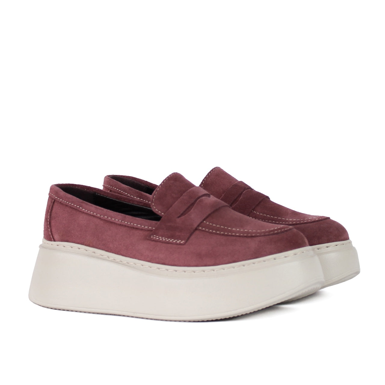 Pantofi casual 526 Bordo