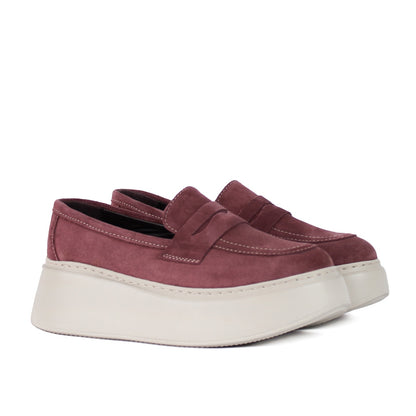 Pantofi casual 526 Bordo