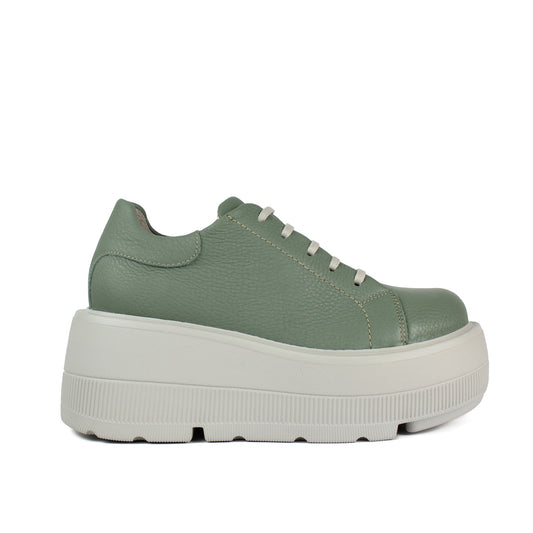 Pantofi casual 555 verde bizon