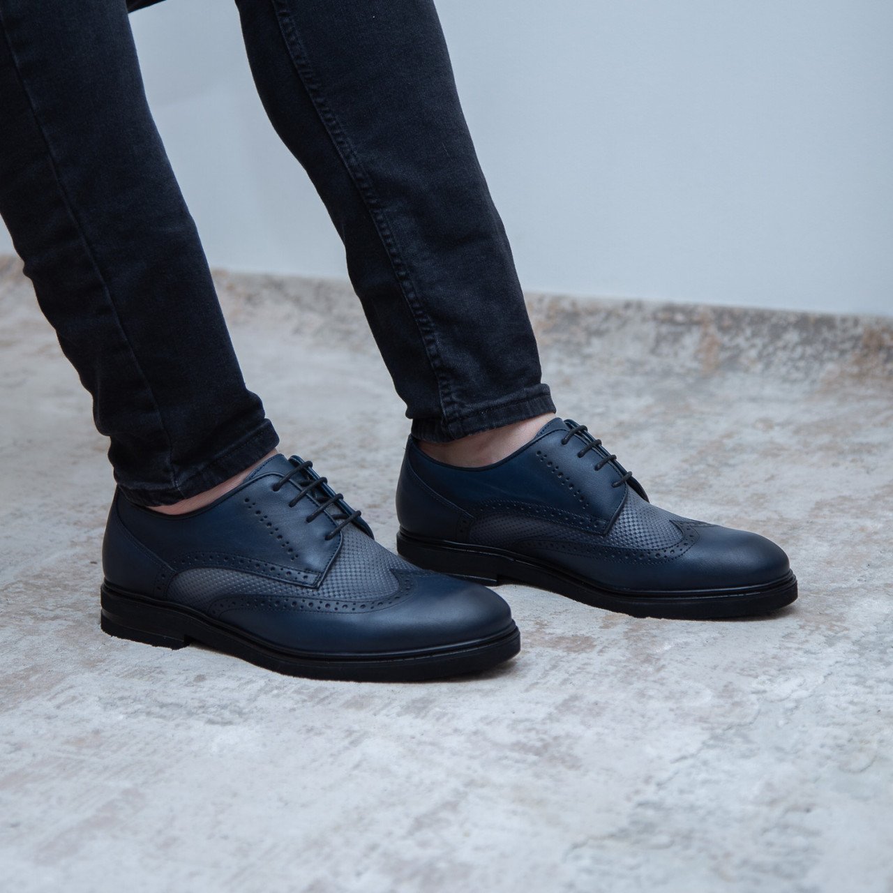 Pantofi casual barbati 373 albastru