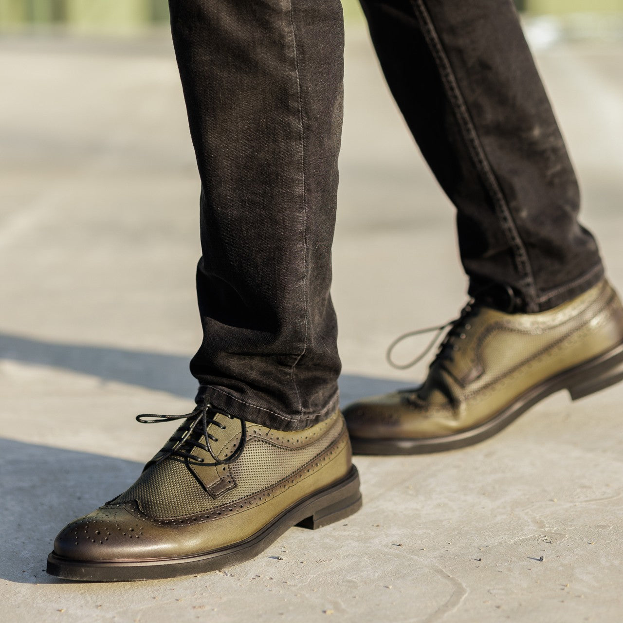 Pantofi casual barbati 998 verde