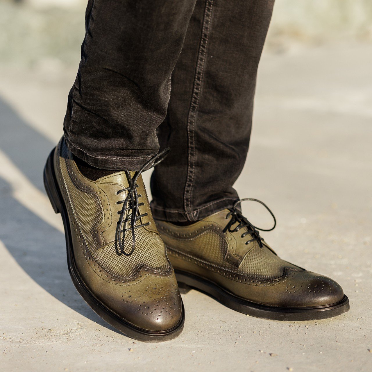 Pantofi casual barbati 998 verde