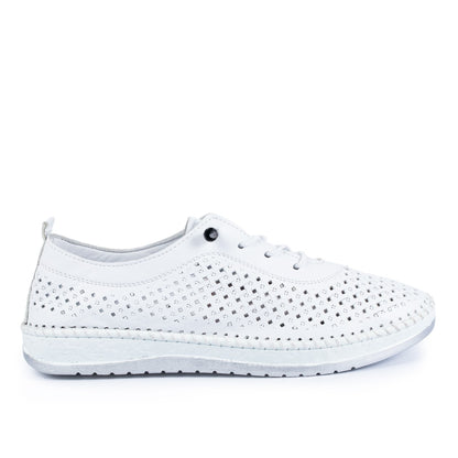 Pantofi casual dama 102 alb