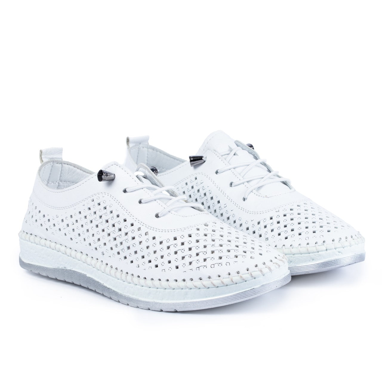 Pantofi casual dama 102 alb