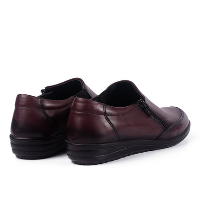Pantofi casual dama 406 bordo