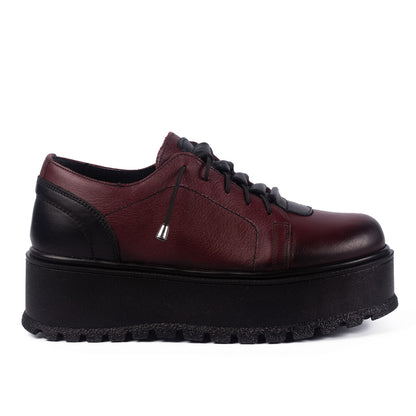 Pantofi casual dama 450 bordo