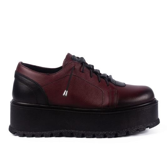 Pantofi casual dama 450 bordo