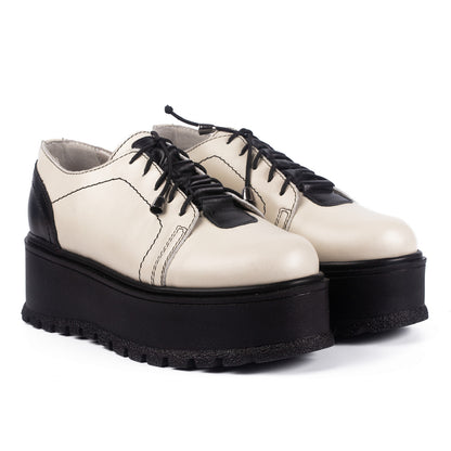 Pantofi casual dama 450 crem