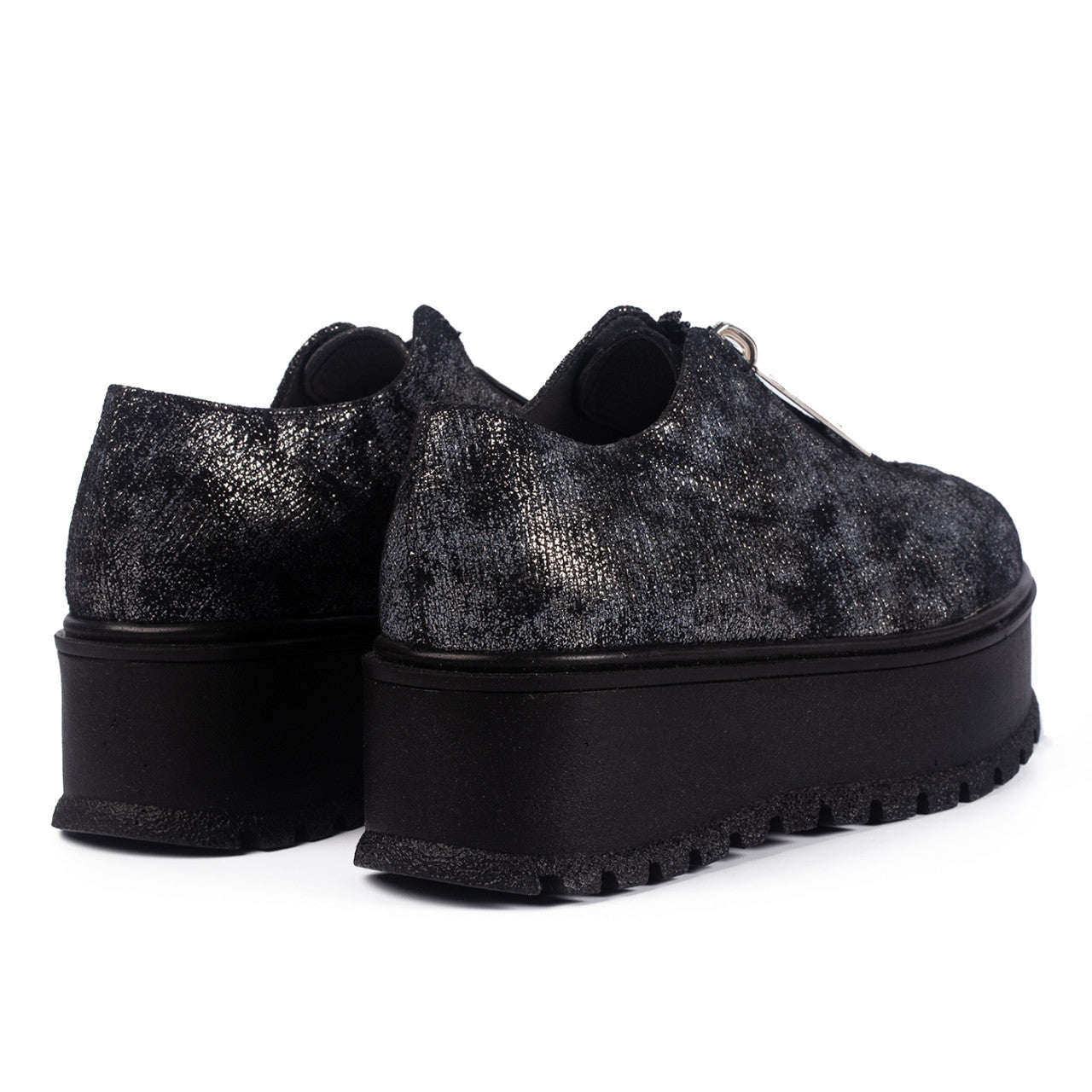 Pantofi casual dama 455 argintiu