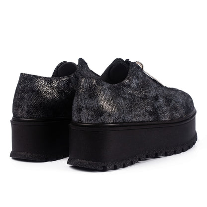 Pantofi casual dama 455 argintiu