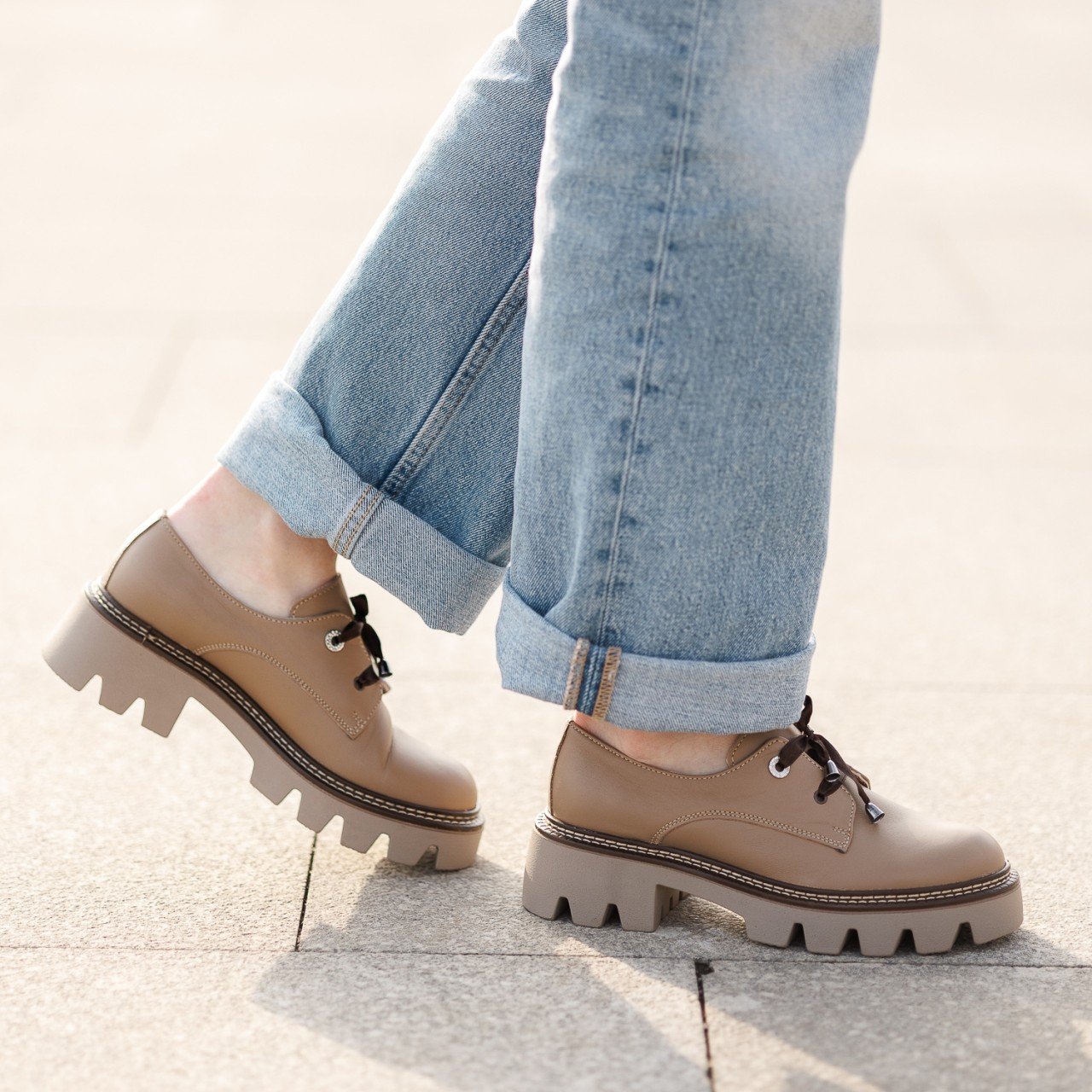 Pantofi casual dama 461 bej