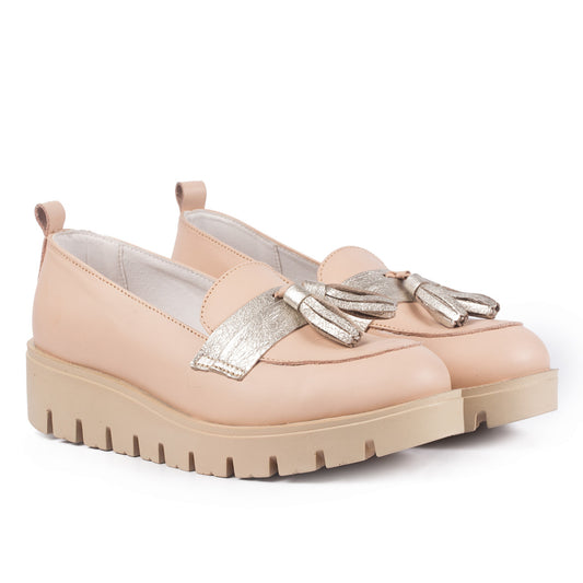 Pantofi casual dama 502 bej