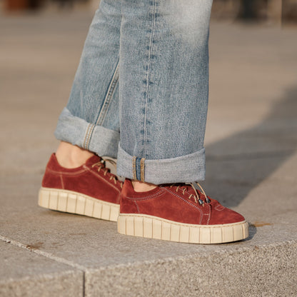 Pantofi casual dama 503 bordo