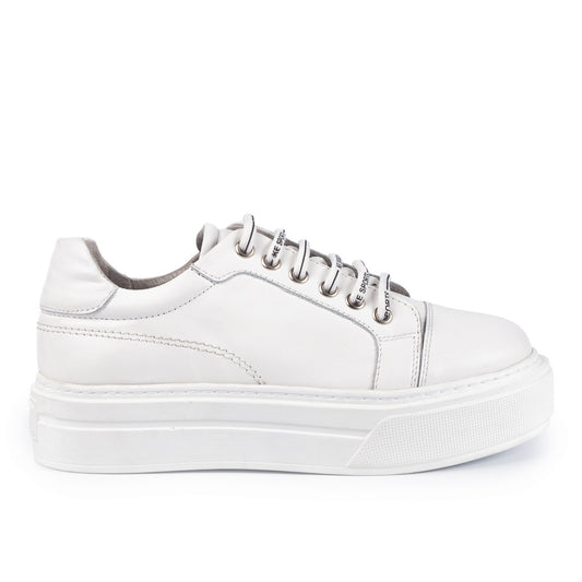 Pantofi casual dama 504 alb