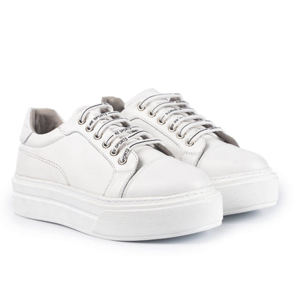 Pantofi casual dama 504 alb