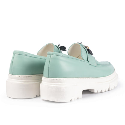 Pantofi casual dama 507 turcoaz