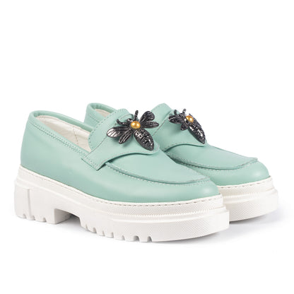 Pantofi casual dama 507 turcoaz