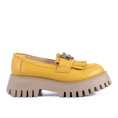 Pantofi casual dama 522 galben