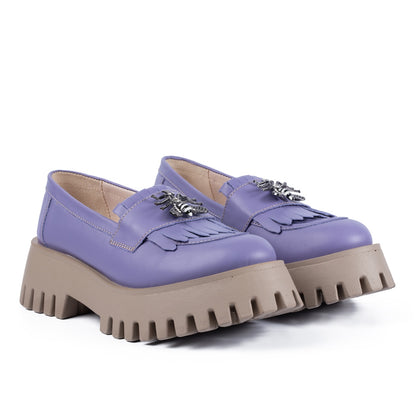 Pantofi casual dama 522 mov