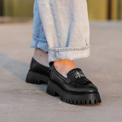 Pantofi casual dama 522 negru