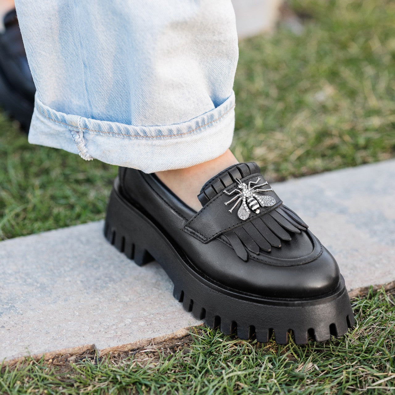 Pantofi casual dama 522 negru