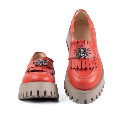 Pantofi casual dama 522 portocaliu