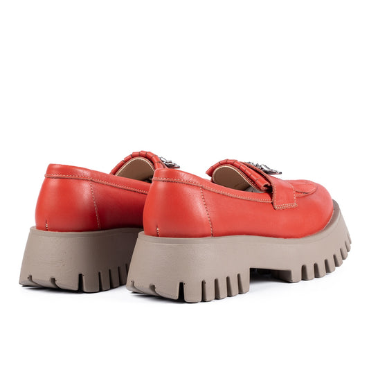 Pantofi casual dama 522 portocaliu