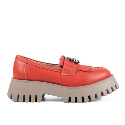 Pantofi casual dama 522 portocaliu