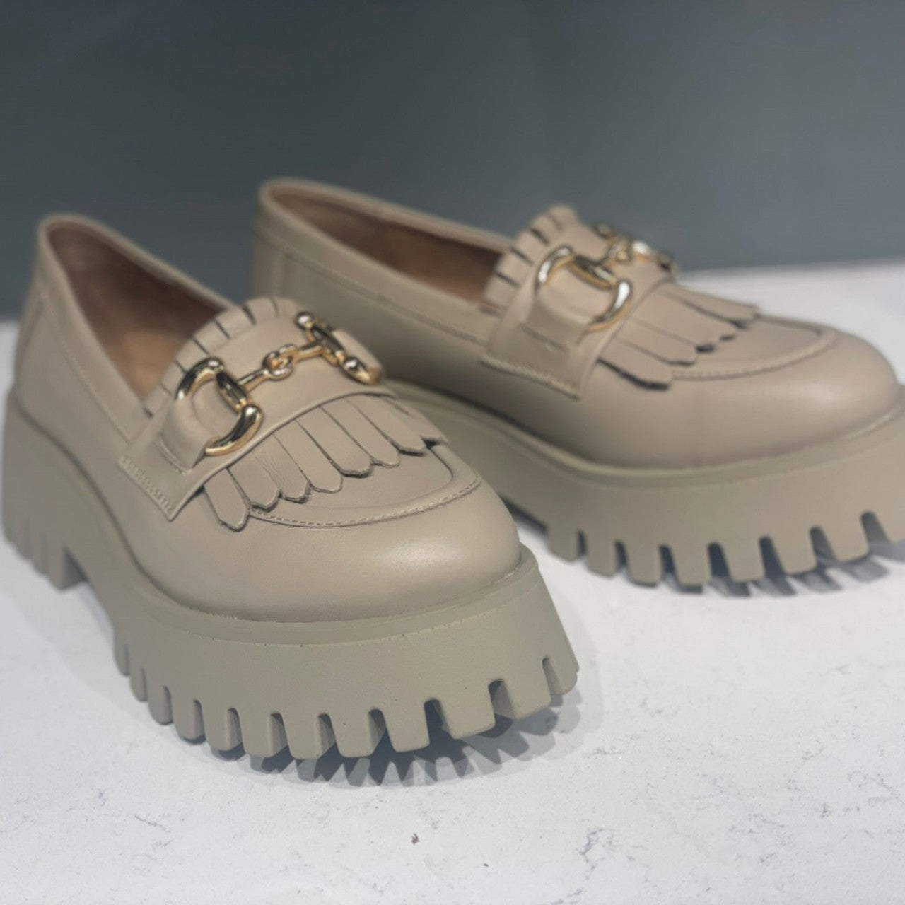 Pantofi casual dama 523 bej