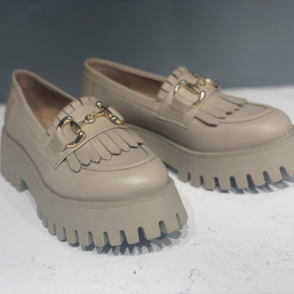 Pantofi casual dama 523 bej