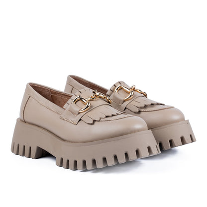 Pantofi casual dama 523 bej