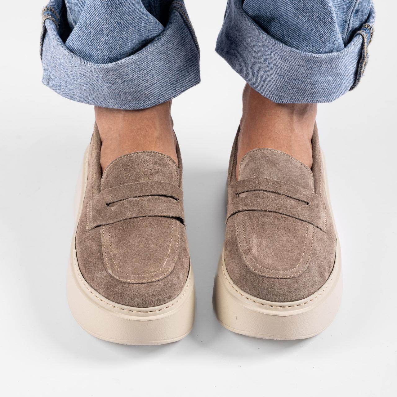 Pantofi casual dama 526 nisip