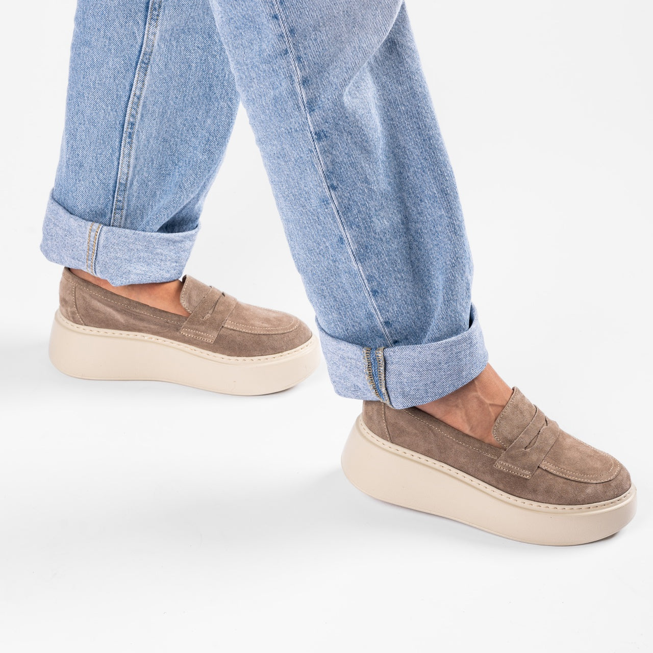 Pantofi casual dama 526 nisip