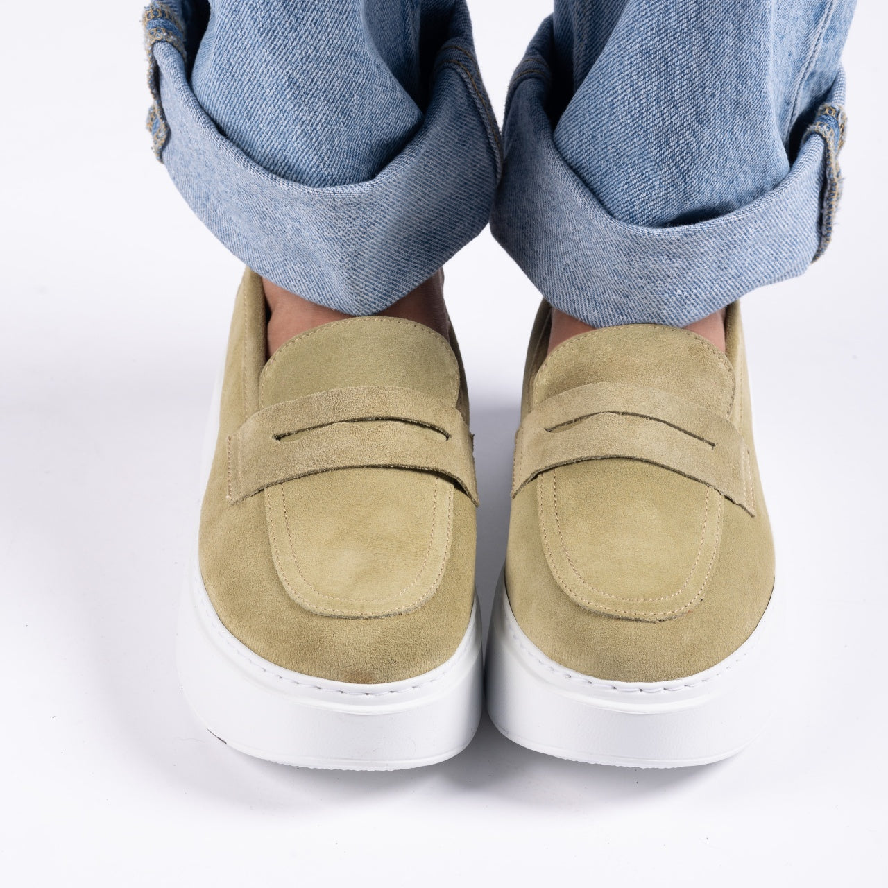 Pantofi casual dama 526 olive