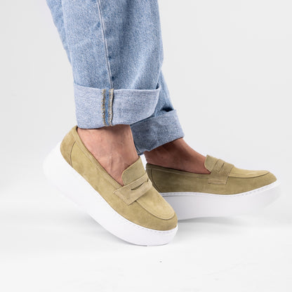 Pantofi casual dama 526 olive