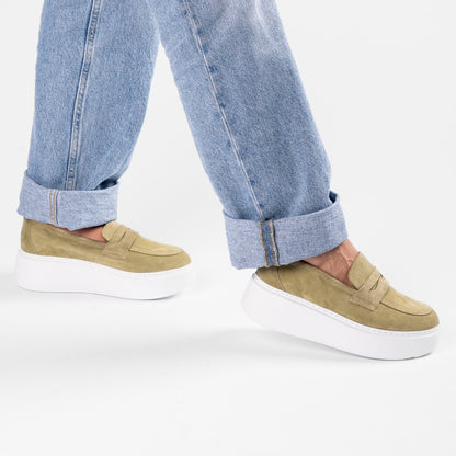 Pantofi casual dama 526 olive