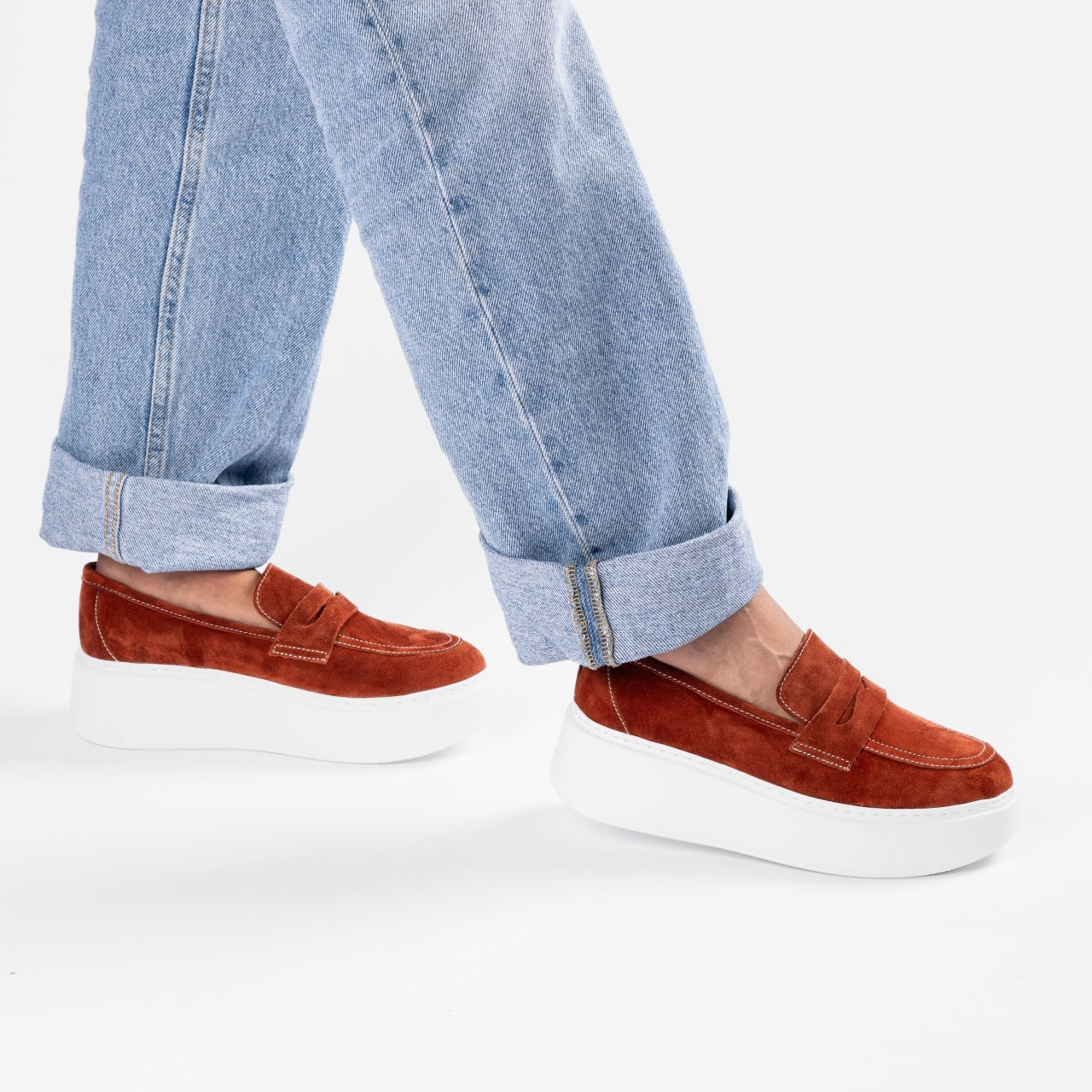 Pantofi casual dama 526 orange