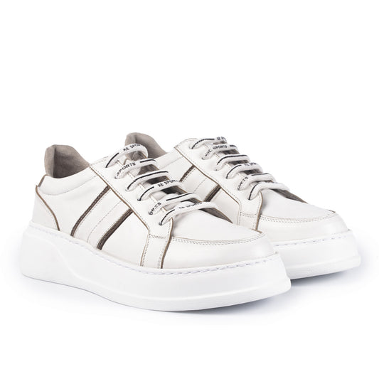 Pantofi casual dama 540 alb