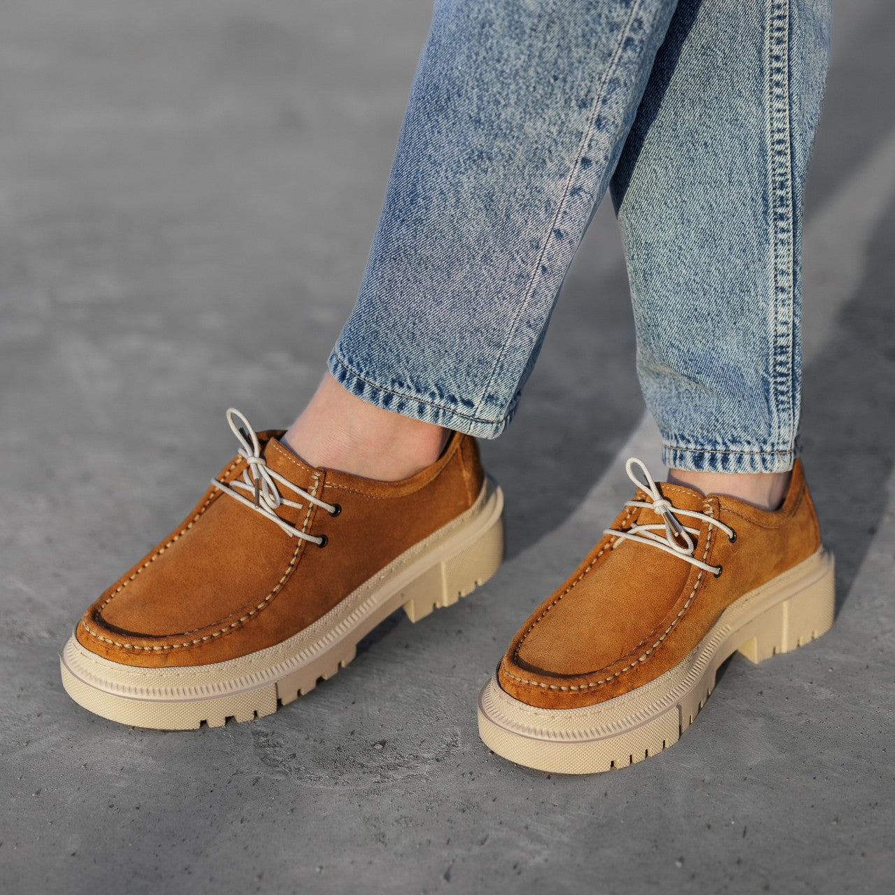 Pantofi casual dama 576 orange