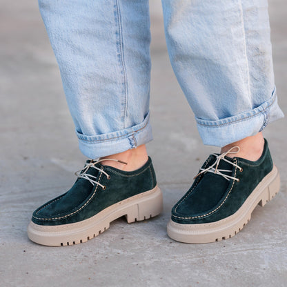 Pantofi casual dama 576 verde