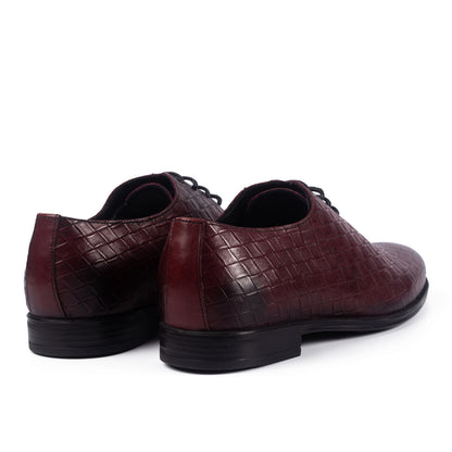 Pantofi eleganti barbati 913m bordo