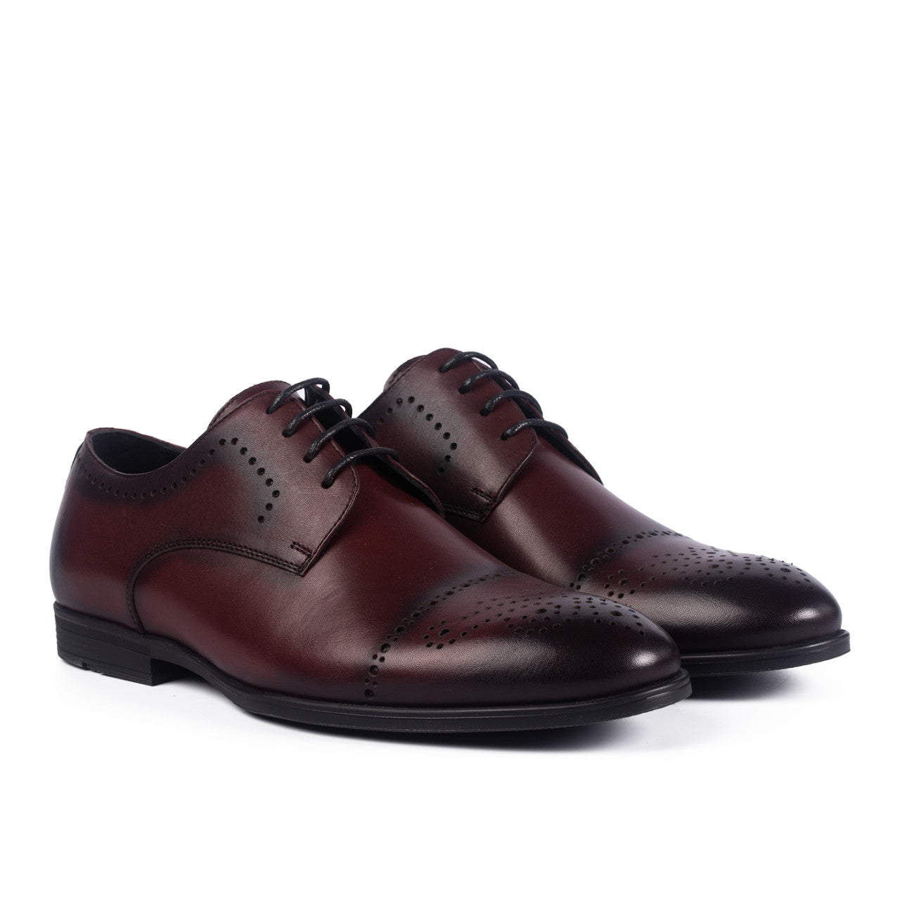 Pantofi eleganti barbati 986 bordo